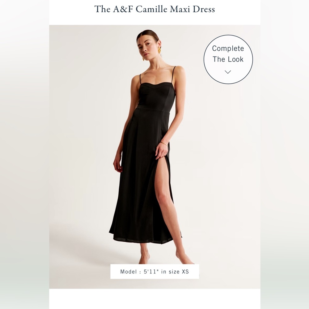 The A&F Camille Maxi Dress in Navy